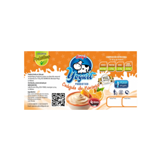 Yogurt Probiótico coágulo de naranja Lialy’s (4 L) - Miniatura 2