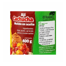 Ají cachucha molido en aceite El Roble (400 g / 14.1 oz) - Miniatura 4
