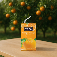 Jugo de frutas sabor naranja YEYA (125 ml / 4.2 oz) - Miniatura 5