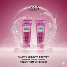 Set de champú y acondicionador con colágeno y biotina Ocgy Professional - Miniatura 5