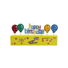 Juego de 5 velas de cumpleaños - Miniatura 7