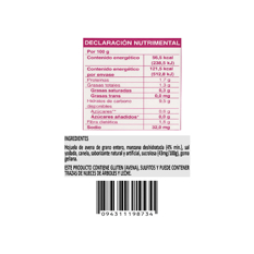 Avena integral instantánea sin azúcar sabor manzana con canela Granvita (35 g / 1.23 oz) - Miniatura 2