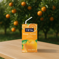 Jugo de frutas sabor naranja YEYA (44 x 125 ml / 4.2 oz) - Miniatura 4