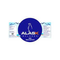 Helado de vainilla con pasitas Alask (4 L) - Miniatura 2
