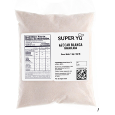 Azúcar blanca granulada Super Yu (1 kg / 2.2 lb) - Miniatura 3