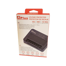 Protector de voltaje 220 V 30 A color negro APlus Plus Guard - Miniatura 2