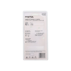 Juego de 2 pinzas y 1 llave ajustable 150 mm - 6 pulgadas Pretul - Miniatura 4